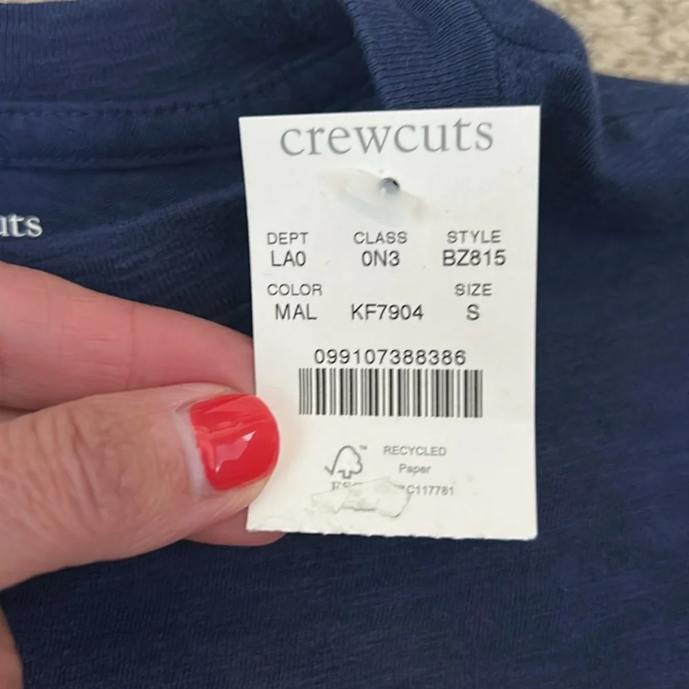 NWT J. Crew Crewcuts Malibu T Shirt, 6-7